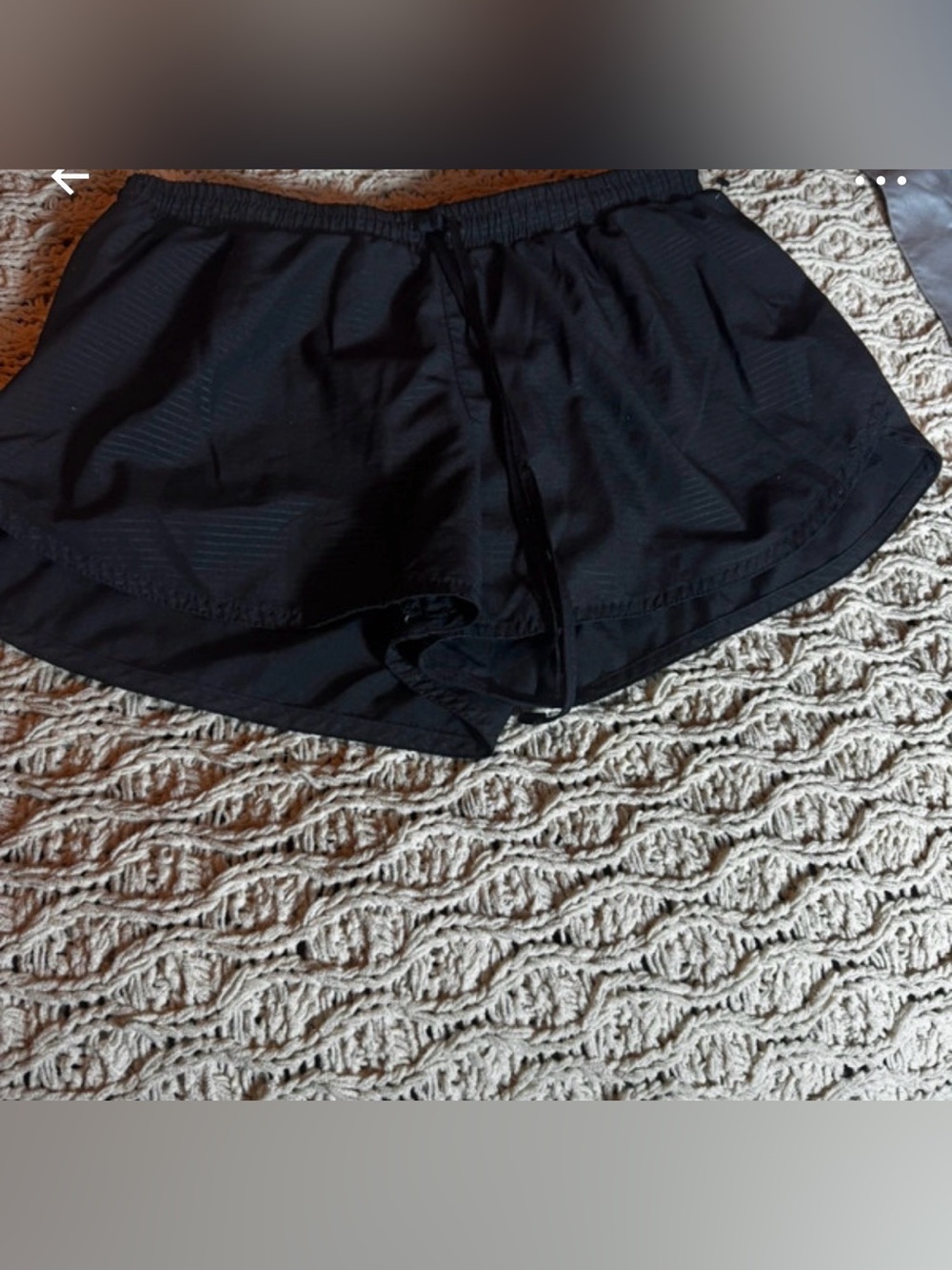 Old Navy Black Athletic Drawstring Shorts
